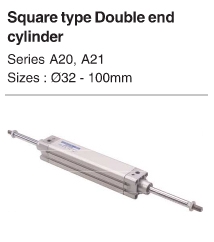Square Type Double End Cylinder